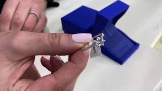 Tacori HT2546 RD 6W Petite Crescent Engagement Ring Setting - MassoyanJewelers.com