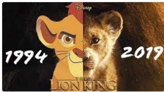THE LION KING (1994 vs 2019) Official Teaser and characters Comparison SHOT BY SHOT |Dreaming guru|6