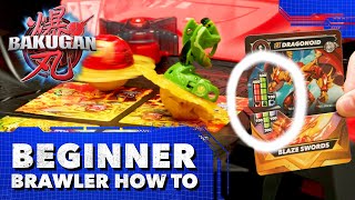 Beginner Brawler How-to! Playing the new Bakugan Battling Game! Bakugan BRAWL!