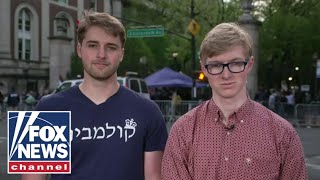 Columbia students who stood against anti-Israel mob speak out