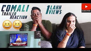 Comali Trailer Reaction | Malaysian Indian Couple | Jayam Ravi | Kajal Aggarwal | Hiphop Tamizha