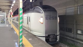 【総武本線】4007M 特急 しおさい7号 E259系Ne019編成 佐倉駅 発車シーン