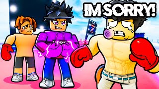 Defending NOOB From TOXIC PLAYERS! (Roblox Untitled Boxing Game)