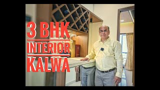 3 BHK Interior Kalwa - Pratham Modular Kitchen Mumbai