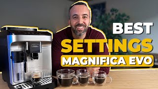 Best Settings for your Delonghi Magnifica Evo: Step by Step guide