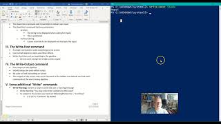 PowerShell Write-Output command (Intro to PowerShell series video 14-4)