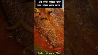 বাটা মাছের লাল লাল ঝাল 🤤। Bata Fish Masala Curry #youtubeshorts #shortsfeed #food #fish #recipe