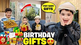 My Birthday Gifts Unboxing 🎁 Ek Or Suprise Gawon K Bachon K Liye | School K Liye Jhoola Le Lia 😱