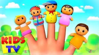 The Finger Family Song | Daddy Finger | Family Fun + Preschool Nursery Rhymes & Baby Songs - Kids Tv