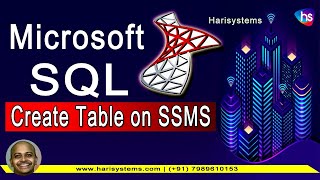 Microsoft SQL Server Create Table | SQL Create Table | SQL tutorial | Sekharmetla | Harisystems