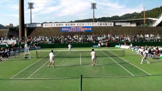 '11  全日本ソフトテニス選手権大会　男子決勝