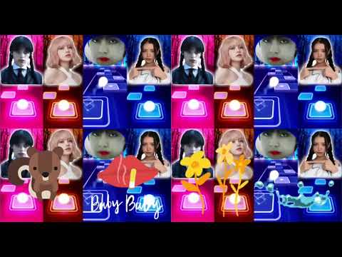 BELLA POARCH VS LALISA VS BTS VS WEDNESDAY TILES HOP EDM RUSH - YouTube