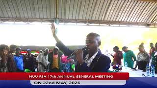 NUU FSA 17th ANNUAL GENERAL MEETING PROGRAMME