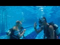 6 yr old finishes padi bubblemaker diving lession