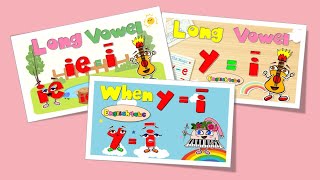 Long Vowel 'i' - ie / y-e / y / Phonics Compilation / Part 2