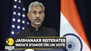 EAM Jaishankar refuses to disclose India's stance on UN vote against Russia | Latest English News