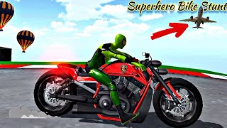 GTA 5 Spiderman Bike Stunt 2021 || Superhero Bike Race Game #3 || Best Android Game || Game Monster