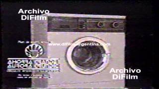 DiFilm - Publicidad Lavarropas Lavaurora de Aurora Grundig (1988)