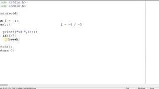 C Program : Problem 10 of Infinite for Loop with break Statement