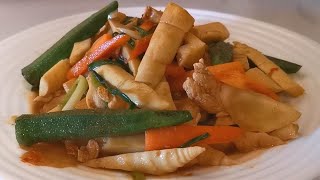 一道美食有好多种营养成分，补充每一天的需要。How to cook vegetarian dishes.