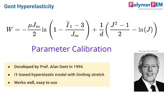 Gent Hyperelastic Model - Theory and Calibration