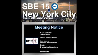 SBE Meeting 121924 Engineering Roundtable with Walter Freeman Gates Air