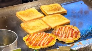 Toast that has been in business for 40 years in one place! Full of butter! / Korean street food