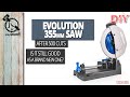 Evolution Power Steel Saw,  S355CPS Industrial Steel Chop Saw, 355 mm (230 V). Test after 500 cuts.