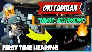 OKI FADHLAN - KALUMAN - ALTAR PROSTITUSI (DRUM COVER) - Producer Reaction