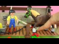 playmobil schleich bath time water play horse playset unboxing video honeyheartsc