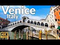 Walking in Venice, Italy at Sunset (4k Ultra HD, 60fps) - Beautiful City Tour