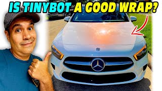 Transformation Mercedes wrap A220 Tinybot Vinyl Wrap 4K