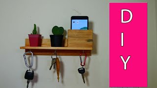 DIY wall key rack, easy to make