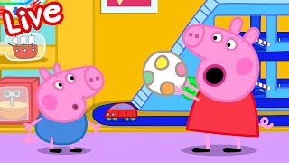 Peppa-Wutz-Geschichten LIVE 🔴 Spielzeug für Kinder | Peppa Wutz Neue Folgen