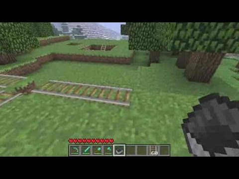 Minecraft Tutorial: How to Build a Minecraft Minecart Track Minecraft Tutorial: How to Build a Minecraft Minecart Track