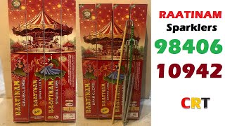 2024 சிவகாசி புது ரக பட்டாசு | புது ரக கம்பி மத்தாப்பு - RAATINAM Sparklers - 9840610942