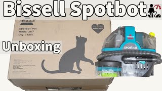 BISSELL SPOTbot Handsfree Stain Cleaner Unboxing \u0026 Demonstration