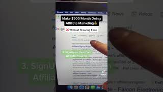 Make $500/Month Online WITHOUT Showing Face! FREE | How to Make Money Online 2022 #shorts