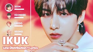 ONEUS - IKUK (Line Distribution + Lyrics Karaoke) PATREON REQUESTED