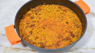 Paella de cocido