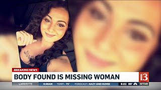 Body identified as that of missing woman