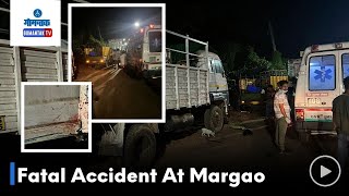 Madgaon Accident - मडगाव येथे वाहनावरील नियंत्रण सुटून पिकअपला अपघात; क्लिनर दगावला | Gomantak TV