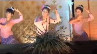 Burmese dancing in a Mandalay hotel -   7