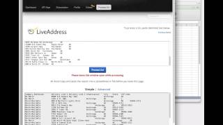 SmartyStreets copy+paste List Processing Tool (quick demo)