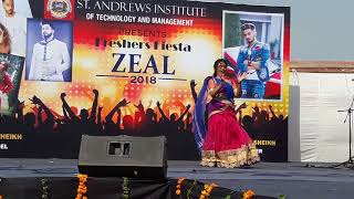 Aa ja nachale nachale super hit dance with fresher zeal of saitm gurgaon campus.