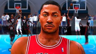 MVP Derrick Rose Torching Defenders in The REC in NBA 2K25!