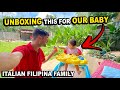 UNBOXING FOR OUR BABY! IS THIS GOOD OR BAD? ITALIAN FILIPINA FAMILY