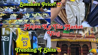 Exploring Majnu Ka Tila Market Clothing | Trying  Majnu Ka Tila Sneaker Collection \u0026 Outfits Vlog