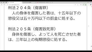 刑法まとめ～傷害罪の補足（刑の軽重）～