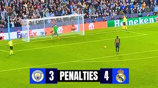Real Madrid vs Manchester City (4-3)  Penalty Shootout | Reactions & Celebration